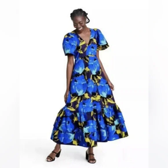 target cotton maxi dress Women's Smocked Maxi A-Line Dress